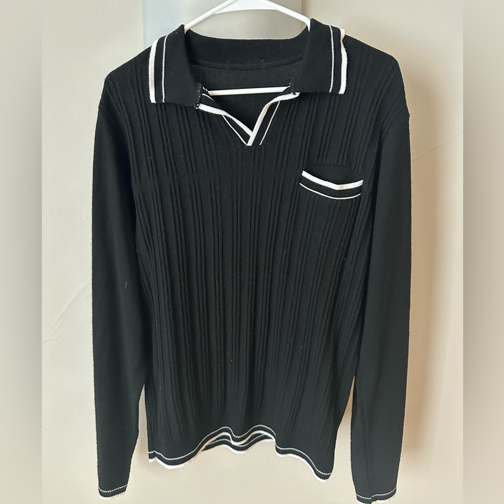 Black and white shirt